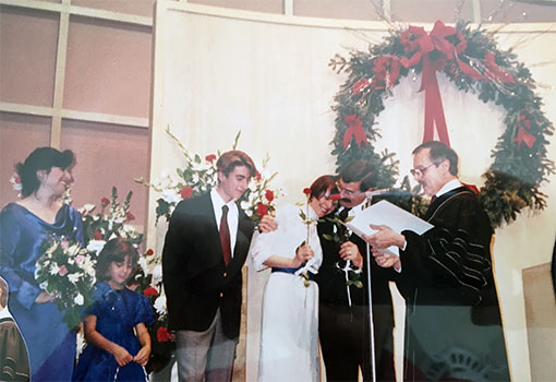 Stephanie's Wedding December 1989